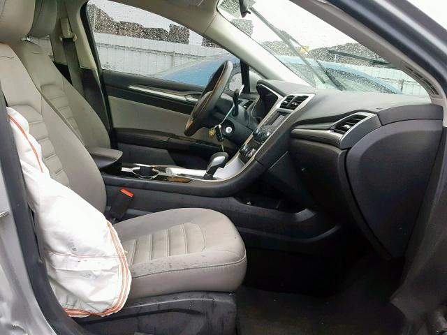 3FA6P0G78ER357755 - 2014 FORD FUSION S SILVER photo 5