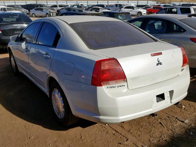 4A3AB36S25E056229 - 2005 MITSUBISHI GALANT LS WHITE photo 3