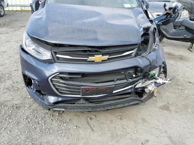 3GNCJPSB4JL383163 - 2018 CHEVROLET TRAX 1LT BLUE photo 7