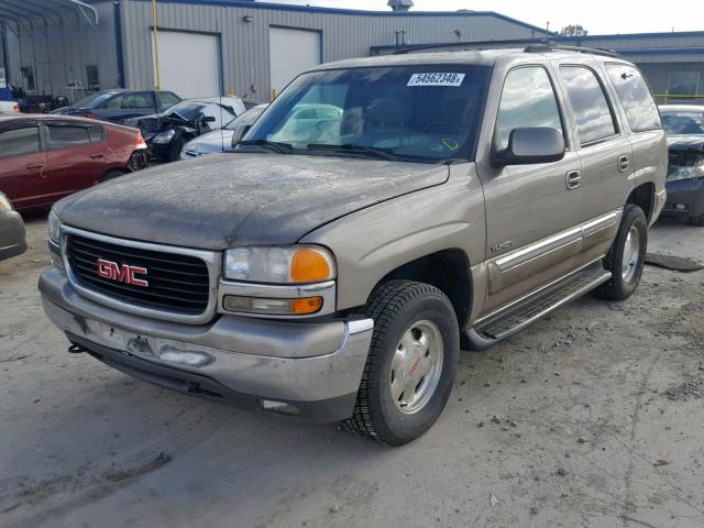 1GKEK13T31J168808 - 2001 GMC YUKON TAN photo 2