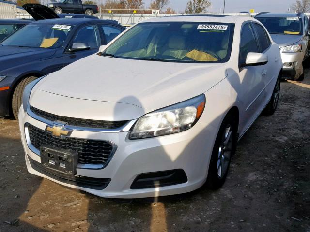 1G11C5SL2FF134815 - 2015 CHEVROLET MALIBU 1LT WHITE photo 2