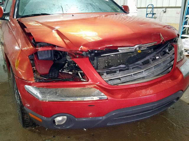 2A8GM68436R684658 - 2006 CHRYSLER PACIFICA T ORANGE photo 9