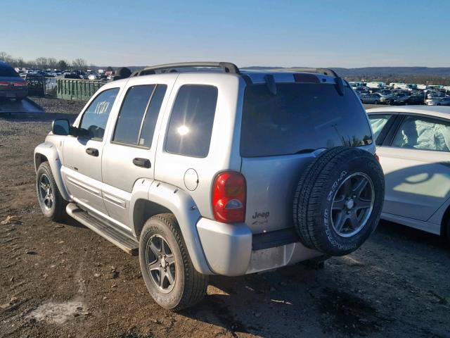 1J4GL38K02W347710 - 2002 JEEP LIBERTY RE SILVER photo 3