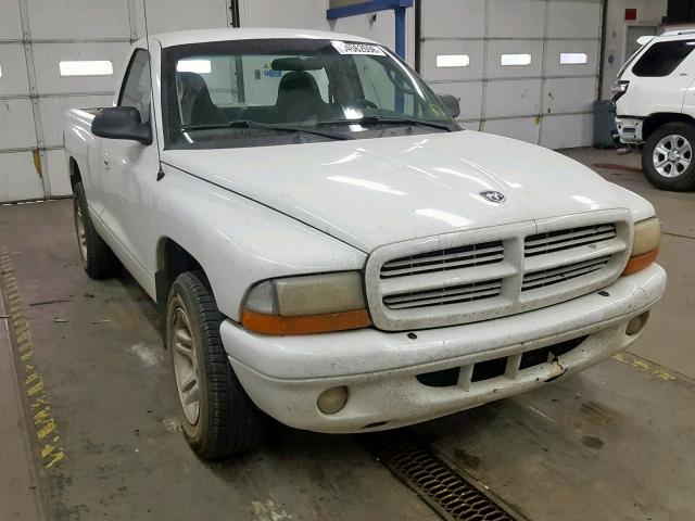 1B7FL26X61S143039 - 2004 DODGE DAKOTA WHITE photo 1