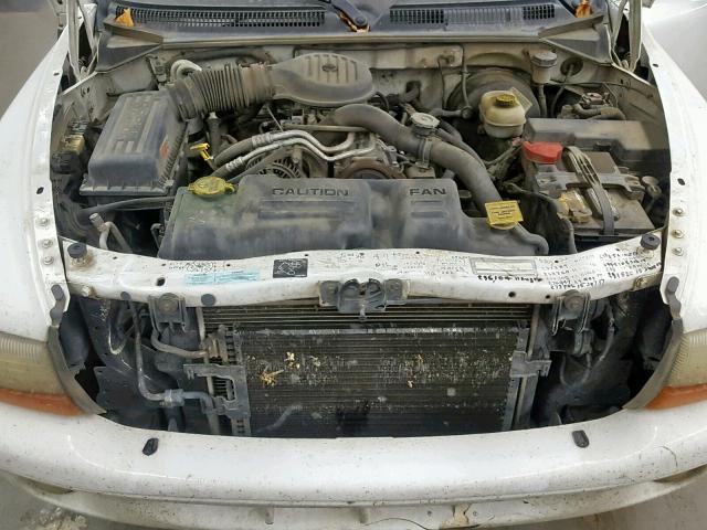 1B7FL26X61S143039 - 2004 DODGE DAKOTA WHITE photo 7