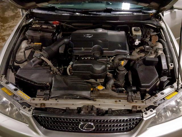 JTHBD192830069397 - 2003 LEXUS IS 300 SILVER photo 7