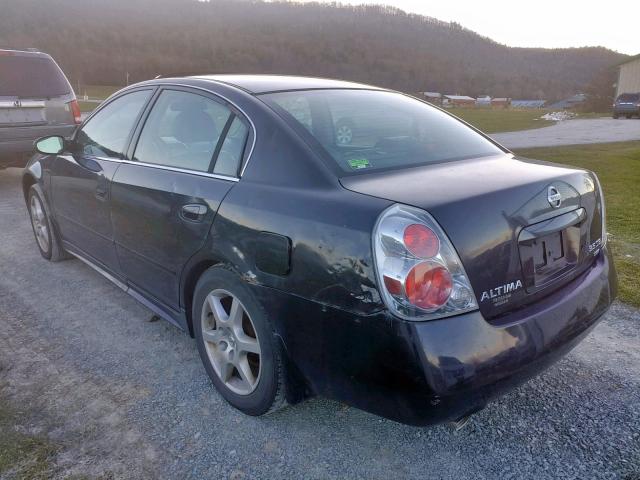 1N4BL11E53C328703 - 2003 NISSAN ALTIMA SE BLACK photo 3