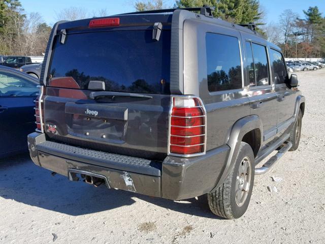 1J8HG48N46C188964 - 2006 JEEP COMMANDER GRAY photo 4