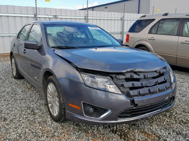 3FADP0L39AR186504 - 2010 FORD FUSION HYB GRAY photo 1