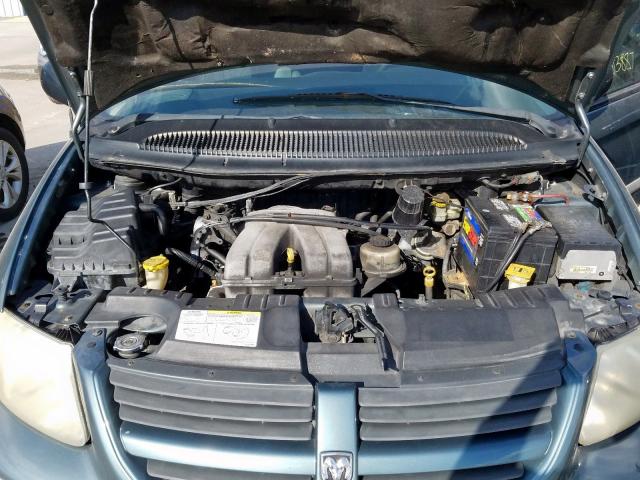 1D4GP25B96B730425 - 2006 DODGE CARAVAN SE GREEN photo 7