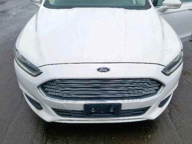 3FA6P0H73DR195725 - 2013 FORD FUSION SE WHITE photo 7