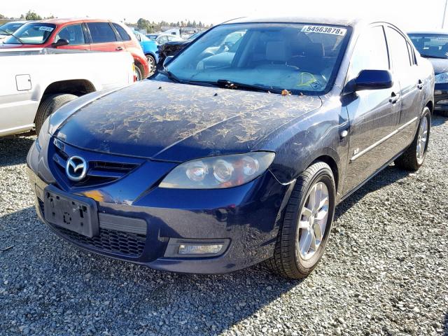 JM1BK324591232279 - 2009 MAZDA 3 S BLUE photo 2