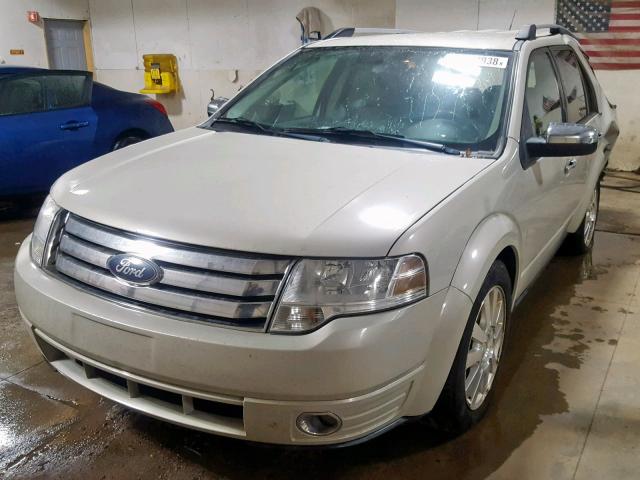 1FMDK06WX8GA03820 - 2008 FORD TAURUS X L WHITE photo 2