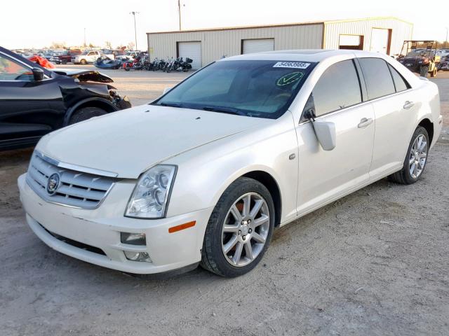 1G6DC67A550187076 - 2005 CADILLAC STS WHITE photo 2