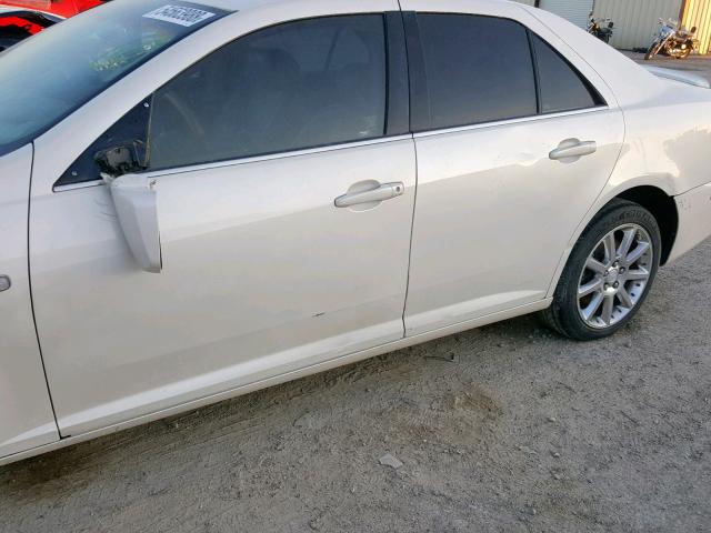 1G6DC67A550187076 - 2005 CADILLAC STS WHITE photo 9