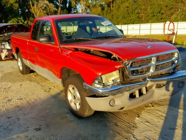 1B7GL22X01S292573 - 2001 DODGE DAKOTA RED photo 1