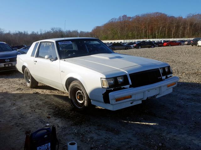 1G4GK4797FP426798 - 1985 BUICK REGAL T-TY WHITE photo 1