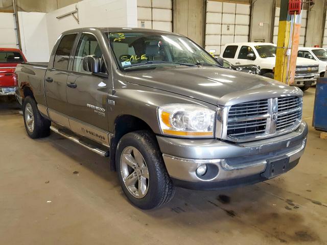 1D7HU18206S629117 - 2006 DODGE RAM 1500 S GRAY photo 1