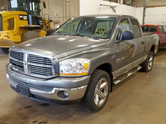 1D7HU18206S629117 - 2006 DODGE RAM 1500 S GRAY photo 2