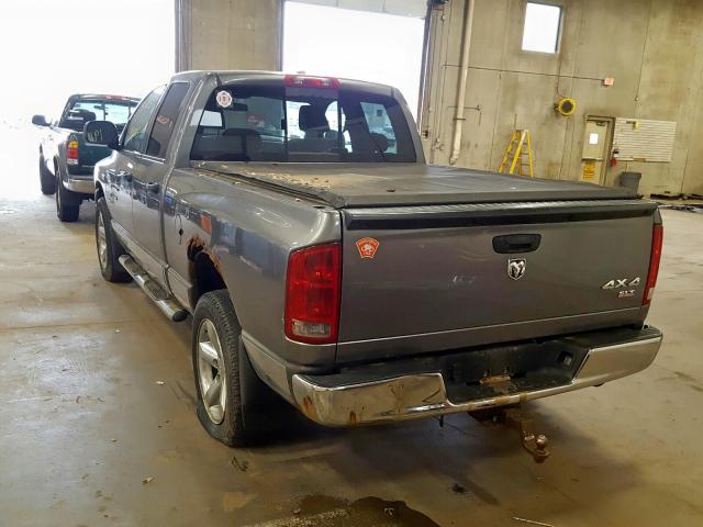 1D7HU18206S629117 - 2006 DODGE RAM 1500 S GRAY photo 3