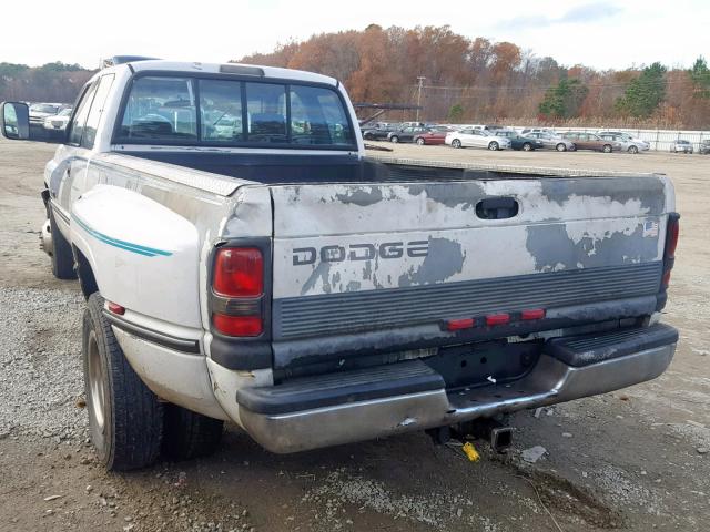 3B7MC33C9SM110478 - 1995 DODGE RAM 3500 WHITE photo 3