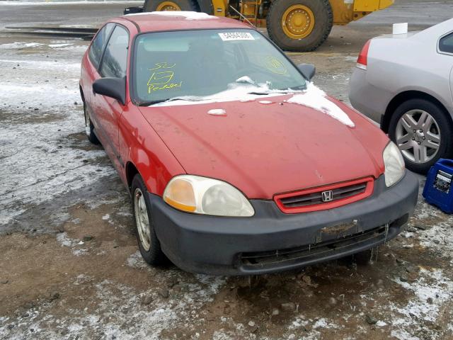 2HGEJ6326VH107223 - 1997 HONDA CIVIC CX RED photo 1