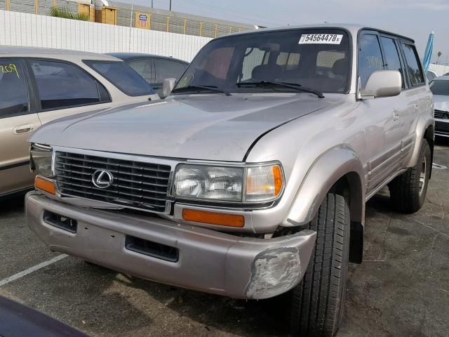 JT6HJ88JXV0155262 - 1997 LEXUS LX 450 SILVER photo 2