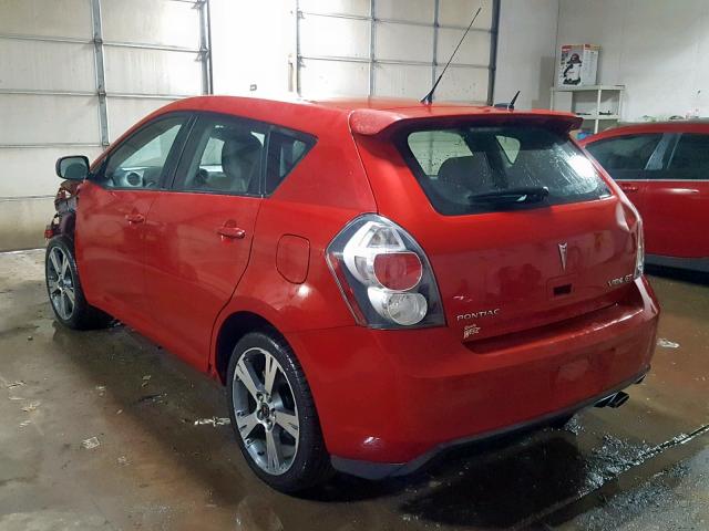 5Y2SR67039Z459250 - 2009 PONTIAC VIBE GT RED photo 3