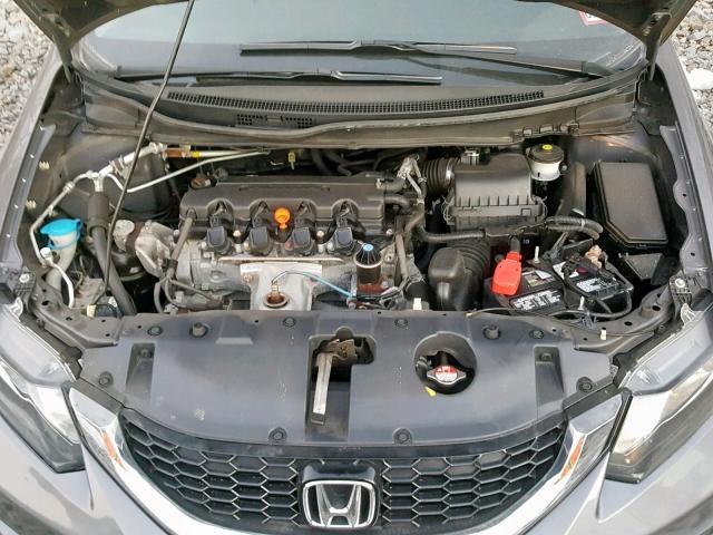 2HGFB2F93FH509236 - 2015 HONDA CIVIC EXL GRAY photo 7