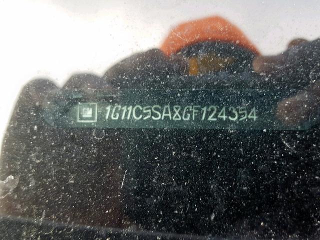 1G11C5SA8GF124354 - 2016 CHEVROLET MALIBU LIM 银色 照片 10