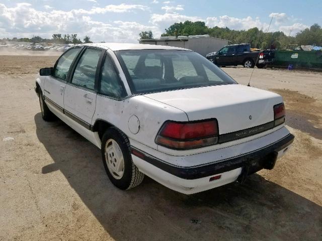 1G2WH54T7MF202068 - 1991 PONTIAC GRAND PRIX Ақ фото 3