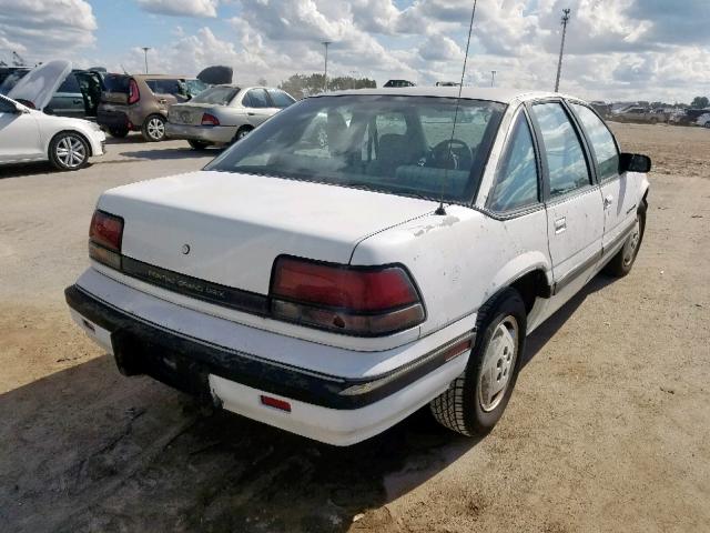 1G2WH54T7MF202068 - 1991 PONTIAC GRAND PRIX Ақ фото 4