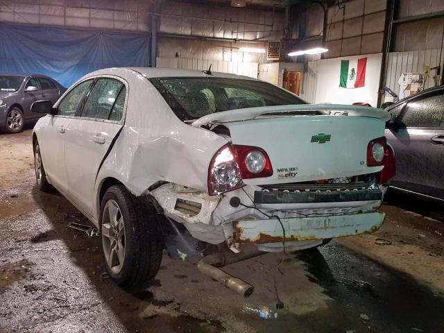 1G1ZH57BX9F108441 - 2009 CHEVROLET MALIBU 1LT 白色 照片 3