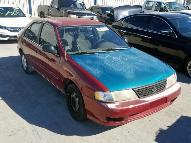 1N4AB41D3WC709980 - 1998 NISSAN SENTRA E MAROON photo 1