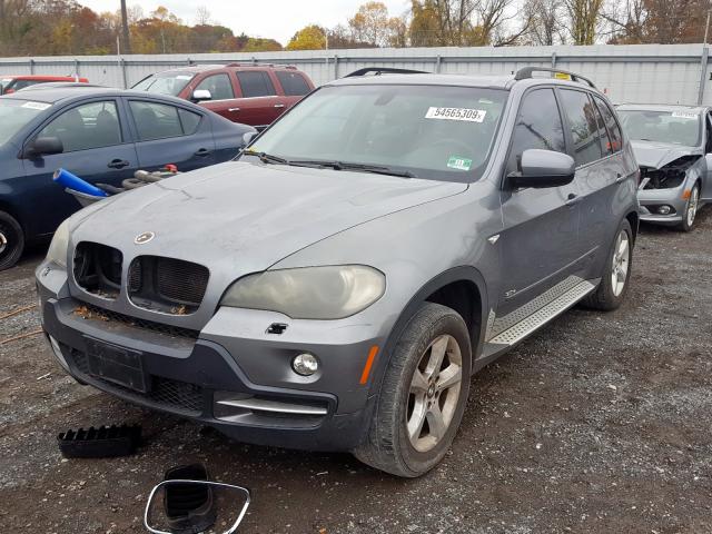 5UXFE43528L024321 - 2008 BMW X5 3.0I GRAY photo 2