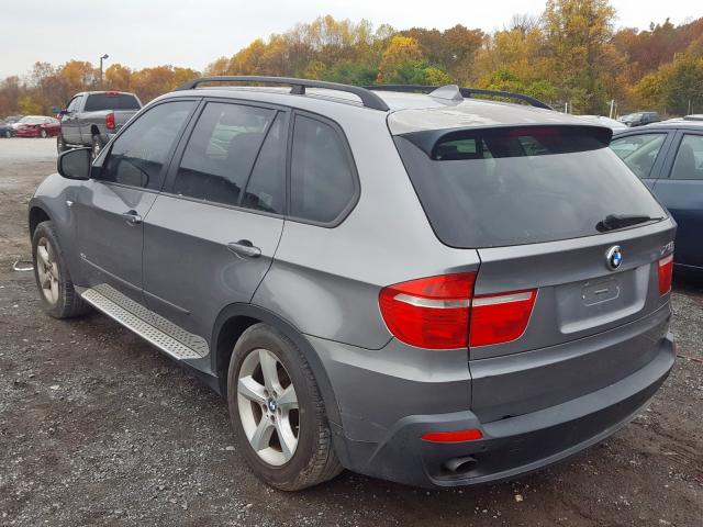 5UXFE43528L024321 - 2008 BMW X5 3.0I GRAY photo 3