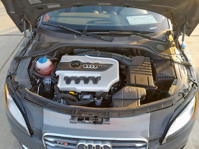 TRUB1AFK6F1000341 - 2015 AUDI TTS GRAY photo 7