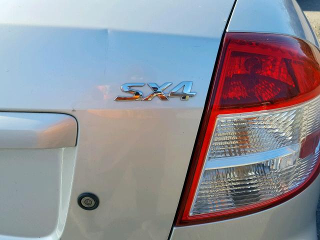 JS2YC414485104806 - 2008 SUZUKI SX4 SILVER photo 10