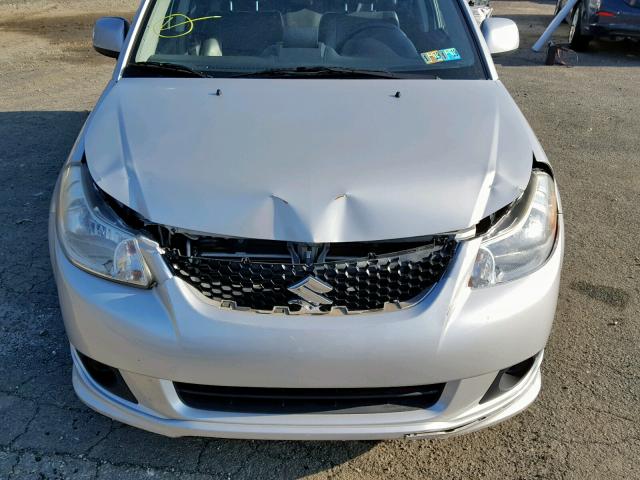 JS2YC414485104806 - 2008 SUZUKI SX4 SILVER photo 7