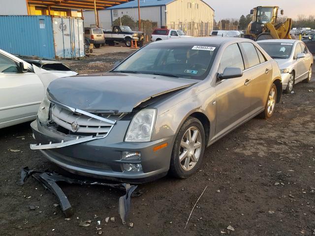 1G6DC67A850138759 - 2005 CADILLAC STS CHARCOAL photo 2