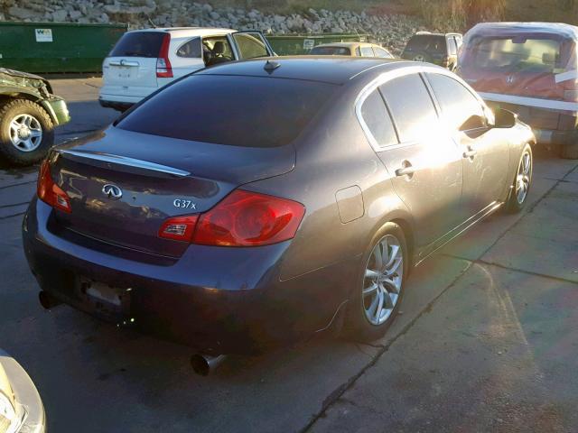 JNKCV61F49M351132 - 2009 INFINITI G37 GRAY photo 4