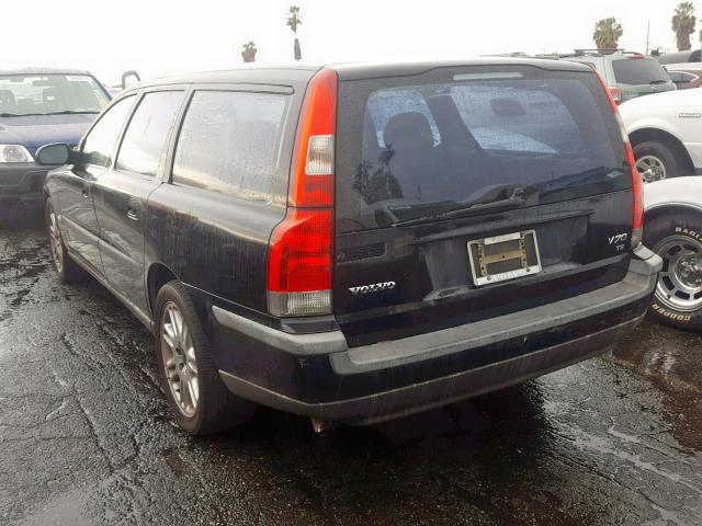 YV1SW53D321175255 - 2002 VOLVO V70 T5 TUR BLACK photo 3