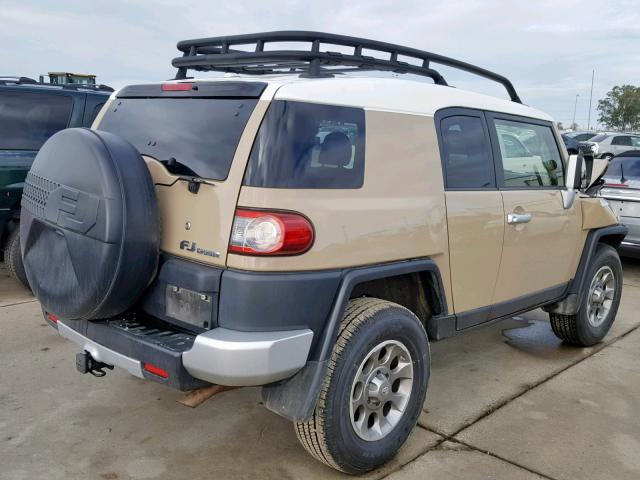 JTEBU4BF4DK172060 - 2013 TOYOTA FJ CRUISER TAN photo 4