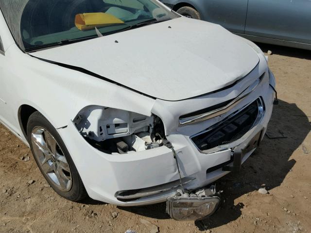 1G1ZG57B09F142620 - 2009 CHEVROLET MALIBU LS თეთრი ფოტო 9