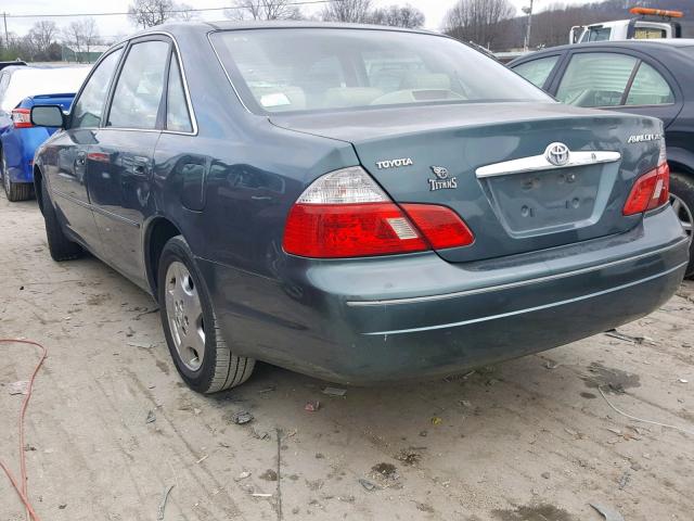 4T1BF28B63U336947 - 2003 TOYOTA AVALON XL GREEN photo 3