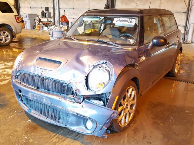 WMWMM3C51ATP93952 - 2010 MINI COOPER S C BLUE photo 2