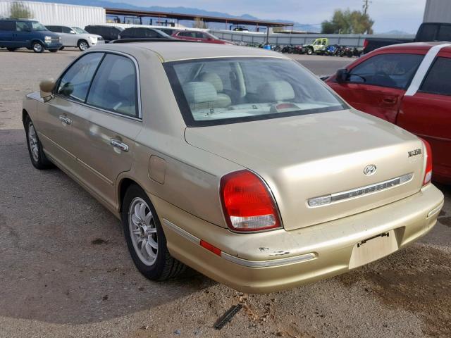 KMHFU45E42A162538 - 2002 HYUNDAI XG 350 GOLD photo 3