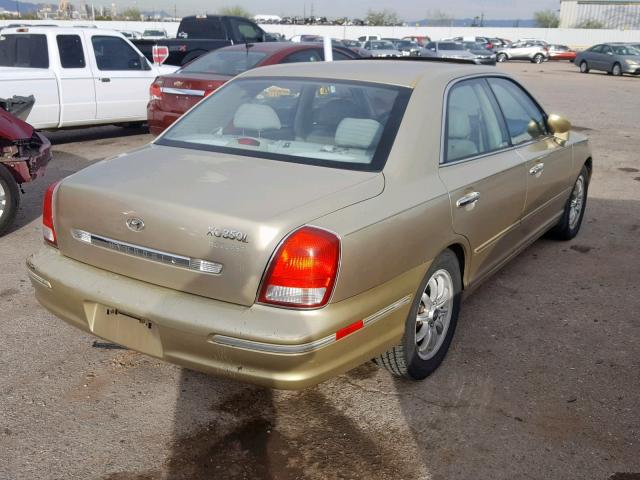 KMHFU45E42A162538 - 2002 HYUNDAI XG 350 GOLD photo 4