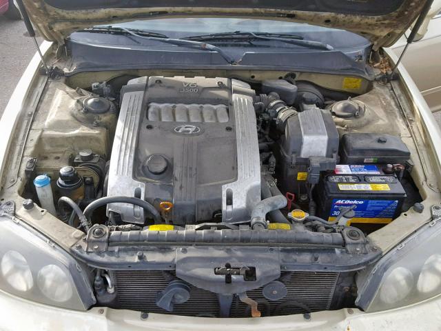 KMHFU45E42A162538 - 2002 HYUNDAI XG 350 GOLD photo 7