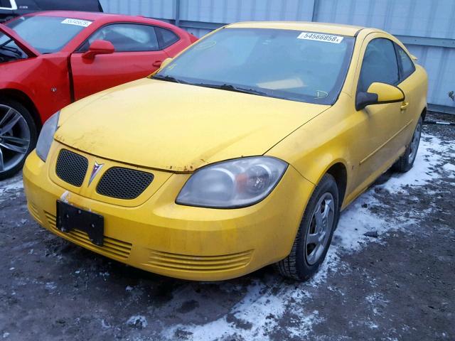 1G2AL15F187134893 - 2008 PONTIAC G5 SE YELLOW photo 2